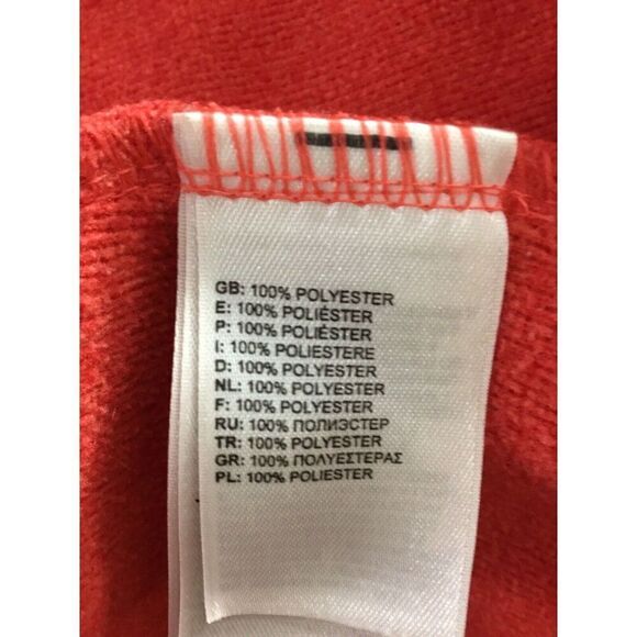 The North Face Womens Medium Red Sweatshirt Hoodie Kangaroo Pocket Thumbhole Slv - Picture 9 of 11